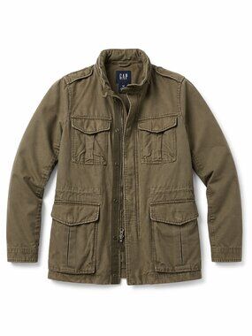 M-65 HD Thick Gap Men's Military Field Jacket green M